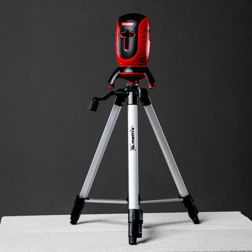 Лазерный уровень ML01T, дальность 10 м, точность ± 0,5 мм, / 1 м, длина волны 650 нм, проекция 1 вертикальная 1 горизонтальная плоскость, резьба под штатив 5/8", штатив в комплекте Matrix по ценам производителя в Воронеже с доставкой по всей России