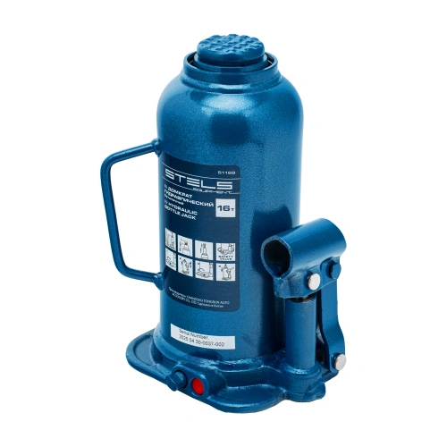 Домкрат гидравлический бутылочный, 16 т, h подъема 227-457 мм Stels по ценам производителя в Воронеже с доставкой по всей России