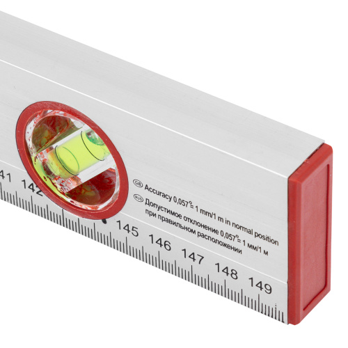 Уровень алюминиевый, 1500 мм, 3 глазка, линейка Sparta по ценам производителя в Воронеже с доставкой по всей России