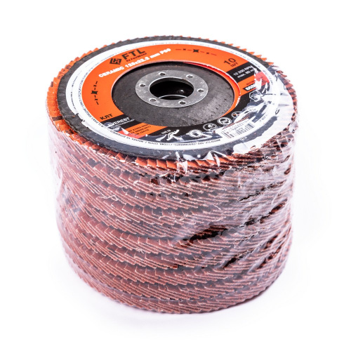 Круг лепестковый с керамическим абразивом для шлифования по нержавеющей стали FTL Everest 29 125 х 22,2 мм P60 купить в Москве с доставкой по всей России | ProtosMarket.ru