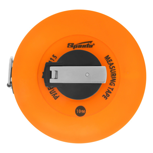 Рулетка геодезическая, 10 м х 12,5 мм, лента ПВХ, закрытый круглый корпус Sparta по ценам производителя в Воронеже с доставкой по всей России