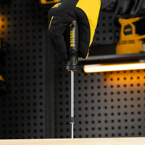 Отвертка, PH1х100 мм, S2, 3к рукоятка Denzel по ценам производителя в Воронеже с доставкой по всей России