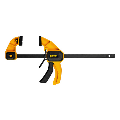 Струбцина F-образная, быстрозажимная, 300 х 80 мм, усиленный нейлоновый корпус Denzel по ценам производителя в Воронеже с доставкой по всей России