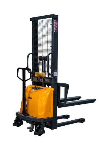 Штабелер гидравлический с электроподъемом 1,5 т 1,6 м XILIN CDD15B-E с раздвижными вилами по ценам производителя в Воронеже с доставкой по всей России