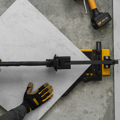 Плиткорез рельсовый 1200х16мм, каретка на подш., стальная станина, усил. рукоятка-пенал Denzel по ценам производителя в Воронеже с доставкой по всей России