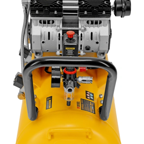 Компрессор безмасляный, малошумный  DLS 2250/100, 2250 Вт, 3x750, 100 л, 410 л/мин блок управления/ Denzel по ценам производителя в Воронеже с доставкой по всей России