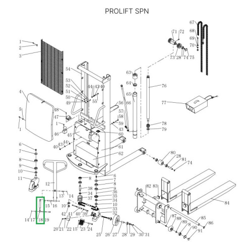 Амортизатор ручки для штабелеров SPN по ценам производителя в Воронеже с доставкой по всей России