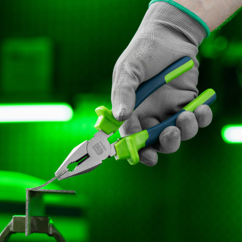 Плоскогубцы комбинированные, 200 мм, двухкомпонентные рукоятки Сибртех по ценам производителя в Воронеже с доставкой по всей России