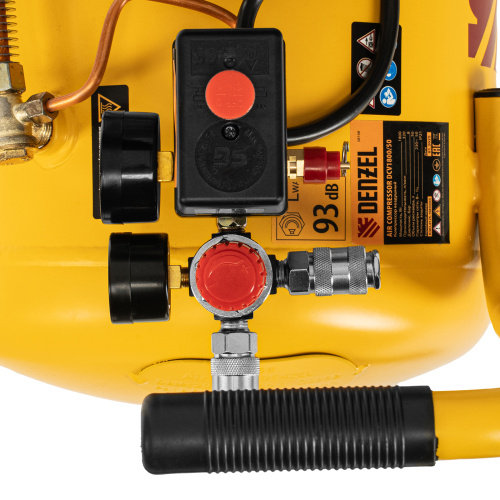 Компрессор воздушный прям. привод DCV1800/50, 1,8 кВт, 50 литров, 320 л/мин Denzel по ценам производителя в Воронеже с доставкой по всей России