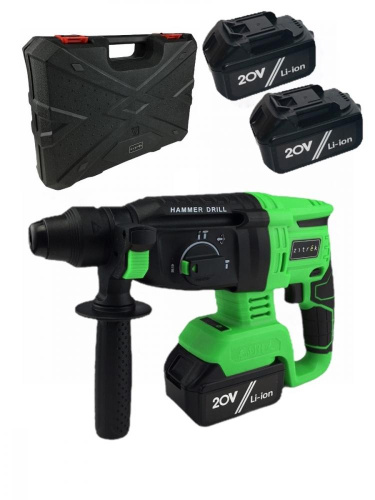 Перфоратор аккумуляторный Zitrek Destroyer Pro (20В, Li-Ion аккумулятор 4 Ач - 2шт, ЗУ, кейс) по ценам производителя в Воронеже с доставкой по всей России