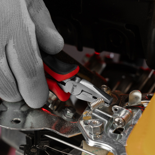 Плоскогубцы Mini, 130 мм, никелированные, авторазжим, двухкомпонентные рукоятки Matrix по ценам производителя в Воронеже с доставкой по всей России