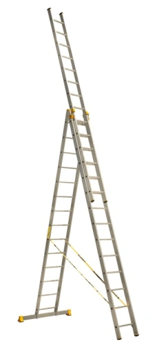 Лестница 3-х секционная алюминиевая 3*14 по ценам производителя в Воронеже с доставкой по всей России