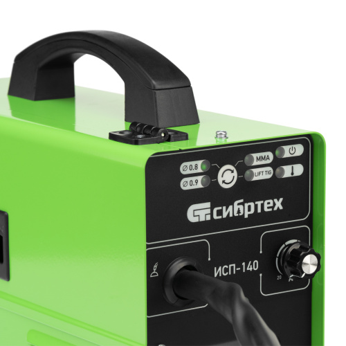 Аппарат инвертор. полуавтомат. сварки ИСП-140, 140 А, ПВ 60% Сибртех по ценам производителя в Воронеже с доставкой по всей России
