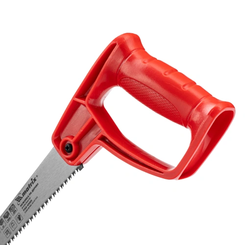 Ножовка по дереву для мелких пильных работ, 320 мм, цельнолитая однокомпонентная рукоятка Matrix по ценам производителя в Воронеже с доставкой по всей России