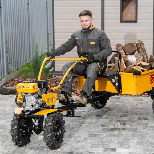 Мотоблок DPT-170S, 7 л.с., ремен.сцеп, фрез 3х4, ШОМ, передачи 2В/1Н Denzel по ценам производителя в Воронеже с доставкой по всей России