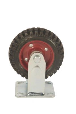 Колесо большегрузное неповоротное PF 160 150 мм резина с протектором (F) по ценам производителя в Воронеже с доставкой по всей России