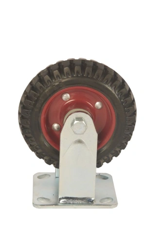 Колесо большегрузное неповоротное PF 160 150 мм резина с протектором (F) по ценам производителя в Воронеже с доставкой по всей России