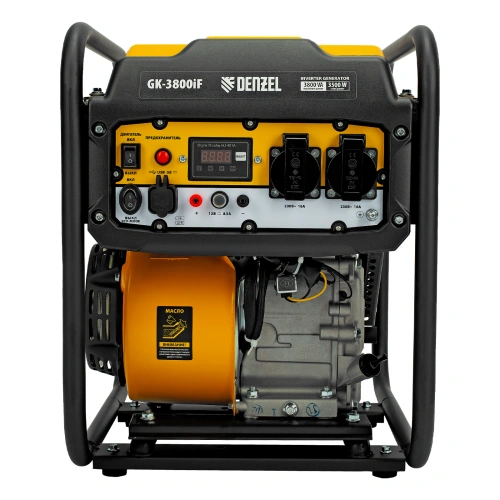 Генератор инверторный GK-3800iF, 3,8 кВт, 230 В, ручной старт DENZEL по ценам производителя в Воронеже с доставкой по всей России