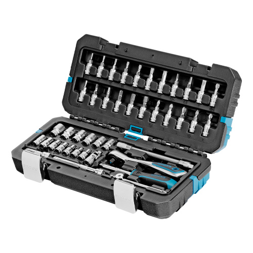 Набор инструментов, 1/4", CrV, 120 зубьев, 42 предмета Gross по ценам производителя в Воронеже с доставкой по всей России