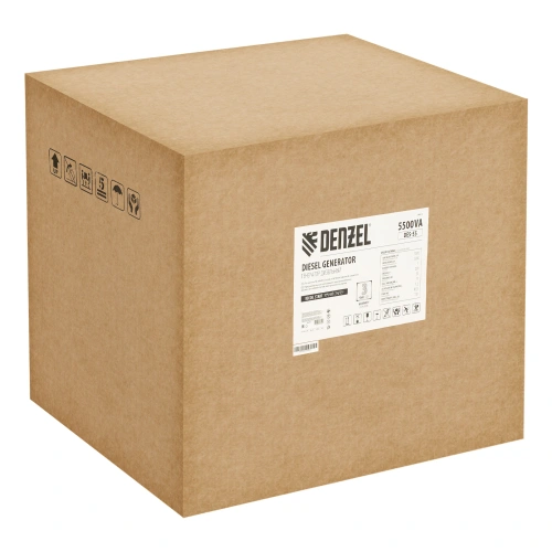 Генератор дизельный DES-55, 5,5 кВт, 230 В, 11 л, ручной стартер Denzel по ценам производителя в Воронеже с доставкой по всей России