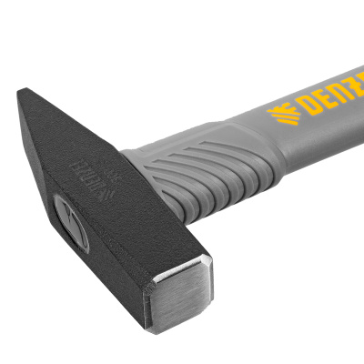 Молоток слесарный, 300 г, кованый, фибергласовая рукоятка c TPR покрытием Denzel по ценам производителя в Воронеже с доставкой по всей России