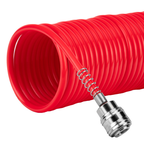 Шланг спиральный воздушный, 10 м, с быстросъемными соединениями Matrix по ценам производителя в Воронеже с доставкой по всей России