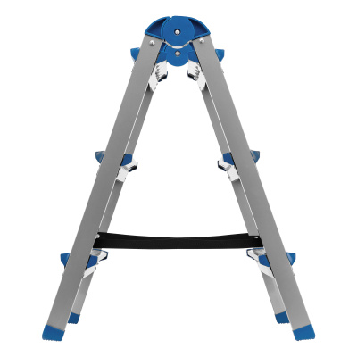 Стремянка двухсторонняя 3 ступени, сталь профиль, стальные ступени, Сибртех по ценам производителя в Воронеже с доставкой по всей России