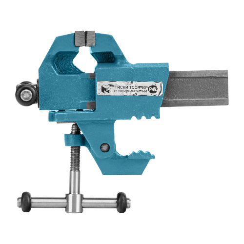 Тиски слесарные, 63 мм, крепление для стола, винтовой зажим (Глазов) по ценам производителя в Воронеже с доставкой по всей России