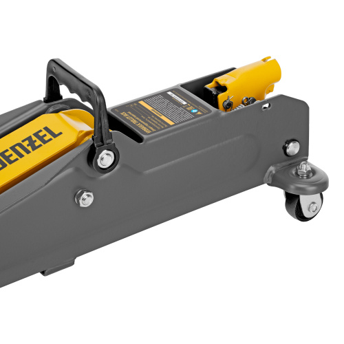 Домкрат гидравлический подкатной, 2 т, 135-385 мм Denzel по ценам производителя в Воронеже с доставкой по всей России