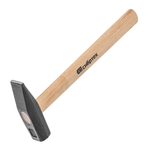 Молоток слесарный 500 г, квадратный боек, деревянная рукоятка Сибртех по ценам производителя в Воронеже с доставкой по всей России