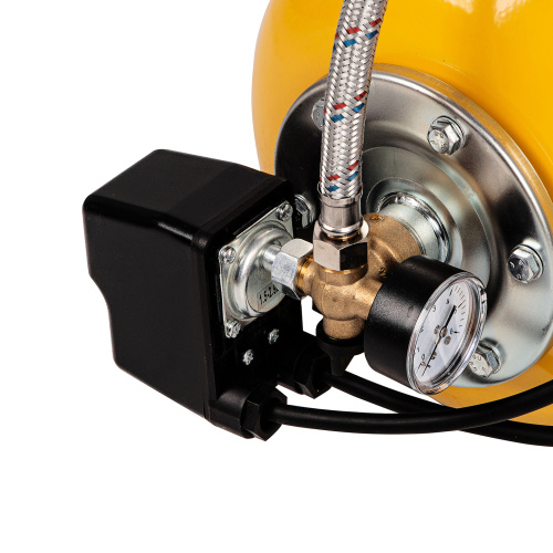 Насосная станция PS1000Х, 1000 Вт, 3500 л/ч, ресивер 24 л, подъем 44 м, нержавейка Denzel по ценам производителя в Воронеже с доставкой по всей России