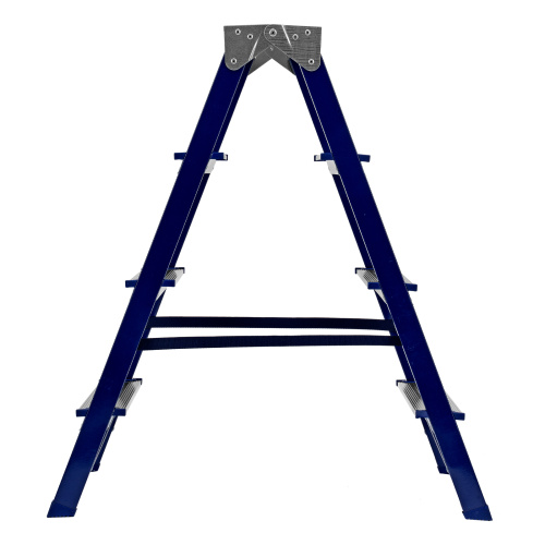 Стремянка двусторонняя 4 ступени, стальная, Сибртех по ценам производителя в Воронеже с доставкой по всей России