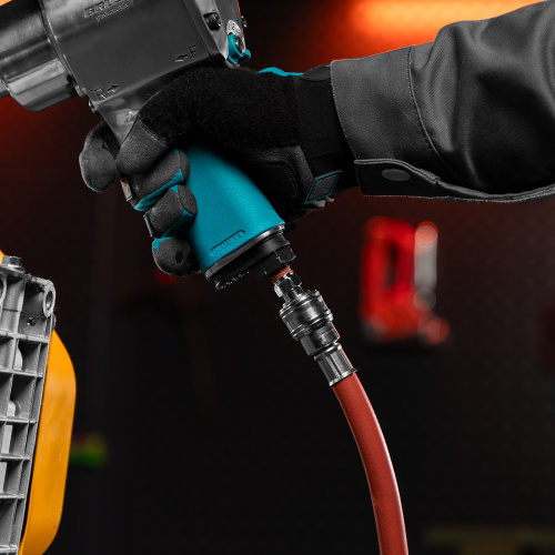 Шланг пневматический резиновый, 10 x 16 мм, 24 бар, армированный, быстросъемное соединение, 10 м Stels по ценам производителя в Воронеже с доставкой по всей России