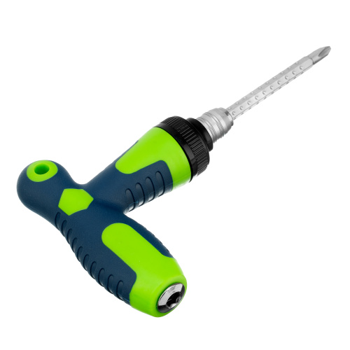 Отвертка реверсивная Т-образная комбинированная PH2/SL6, CrV Сибртех по ценам производителя в Воронеже с доставкой по всей России