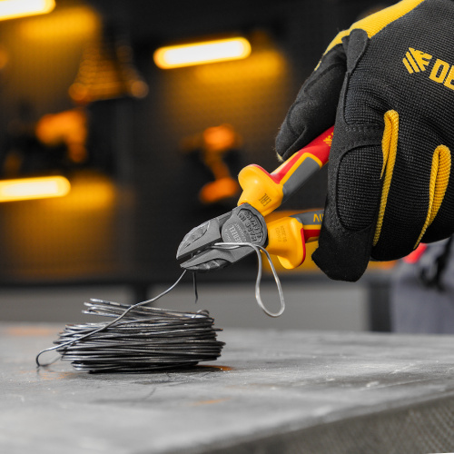 Бокорезы, диэлектрические рукоятки, до 1000 В, трехкомпонентные рукоятки, 160 мм Denzel по ценам производителя в Воронеже с доставкой по всей России