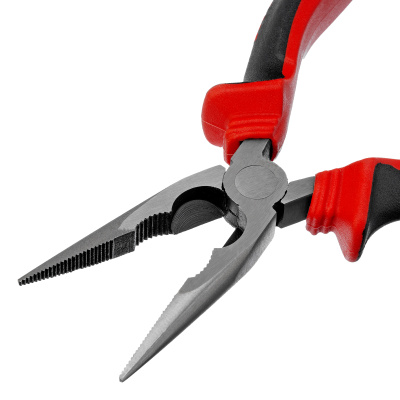 Длинногубцы прямые, 160 мм, хром-ванадий, двухкомпонентные рукоятки Matrix по ценам производителя в Воронеже с доставкой по всей России