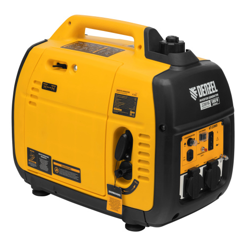 Генератор инверторный GT-2200iS, 2.2 кВт, 230 В, бак 4 л, закрытый корпус, ручной старт Denzel по ценам производителя в Воронеже с доставкой по всей России