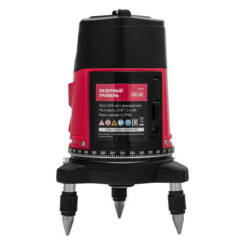 Лазерный уровень CRX-30R, 30 м, красный луч, батарейки, резьба 5/8" MTX по ценам производителя в Воронеже с доставкой по всей России