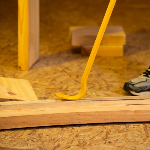 Лом-гвоздодер, 1200 мм, шестигранный 19 мм, окрашенный, сталь 65 Denzel по ценам производителя в Воронеже с доставкой по всей России