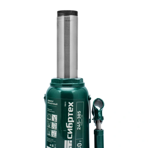 Домкрат гидравлический бутылочный, 30 т, 245-385 мм Сибртех по ценам производителя в Воронеже с доставкой по всей России