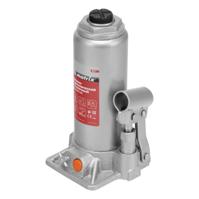 Домкрат гидравлический бутылочный, 6 т, h подъема 216-413 мм, в пластиковом кейсе Matrix купить в Москве с доставкой по всей России | ProtosMarket.ru