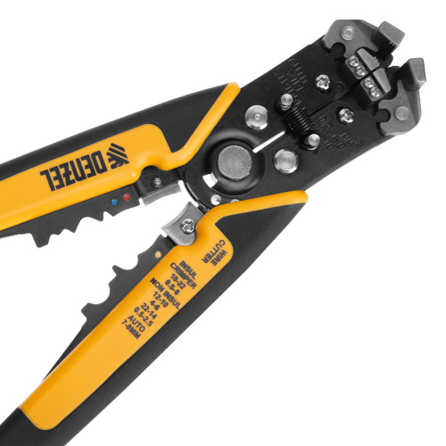 Щипцы для зачистки электропроводов 0,2-6 мм², функция обрезания проводов Denzel по ценам производителя в Воронеже с доставкой по всей России