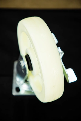 Колесо большегрузное поворотное SCdnb 80 200 мм полипропиленовое с тормозом купить в Москве с доставкой по всей России | ProtosMarket.ru