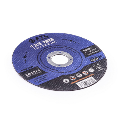 Круг отрезной по металлу FTL Expert II 125 х 1,2 х 22,2 мм A46SBF по ценам производителя в Воронеже с доставкой по всей России