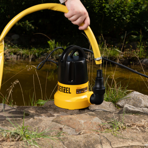 Дренажный насос DP500E, 500 Вт, подъем 7 м, 7000 л/ч Denzel по ценам производителя в Воронеже с доставкой по всей России