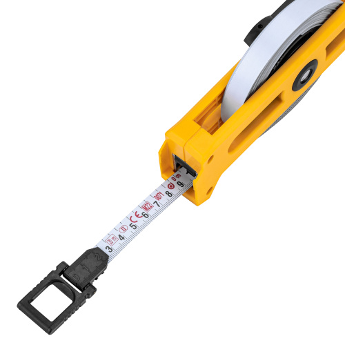 Рулетка геодезическая 20 м х 13 мм, открытый корпус, металлическая лента Denzel по ценам производителя в Воронеже с доставкой по всей России