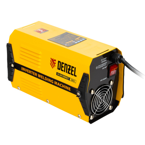 Аппарат инверторный дуговой сварки DS-200 Compact, 200 А, ПВ 70%, диаметр электрода 1.6-5 мм Denzel по ценам производителя в Воронеже с доставкой по всей России