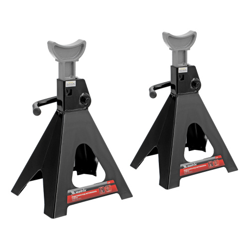 Подставки под машину регулируемые, 6 т, H подъема 400-605 мм, 2 шт Matrix по ценам производителя в Воронеже с доставкой по всей России