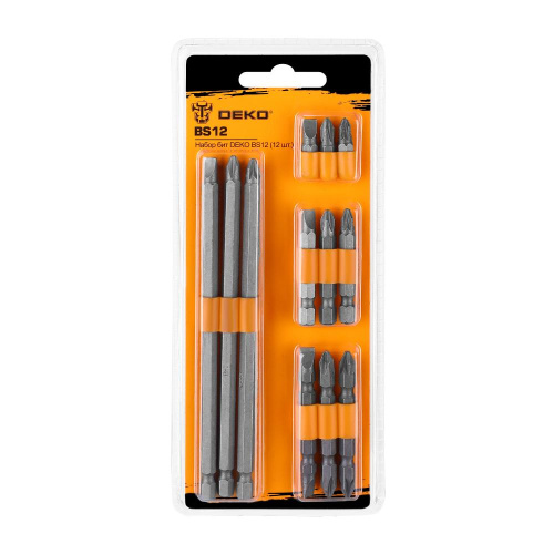 Набор бит DEKO BS12 (12 шт.) по ценам производителя в Воронеже с доставкой по всей России