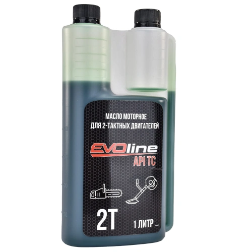 Масло моторное EVOline для 2-х тактных двигателей, полусинтетическое, API TC, 1 л по ценам производителя в Воронеже с доставкой по всей России